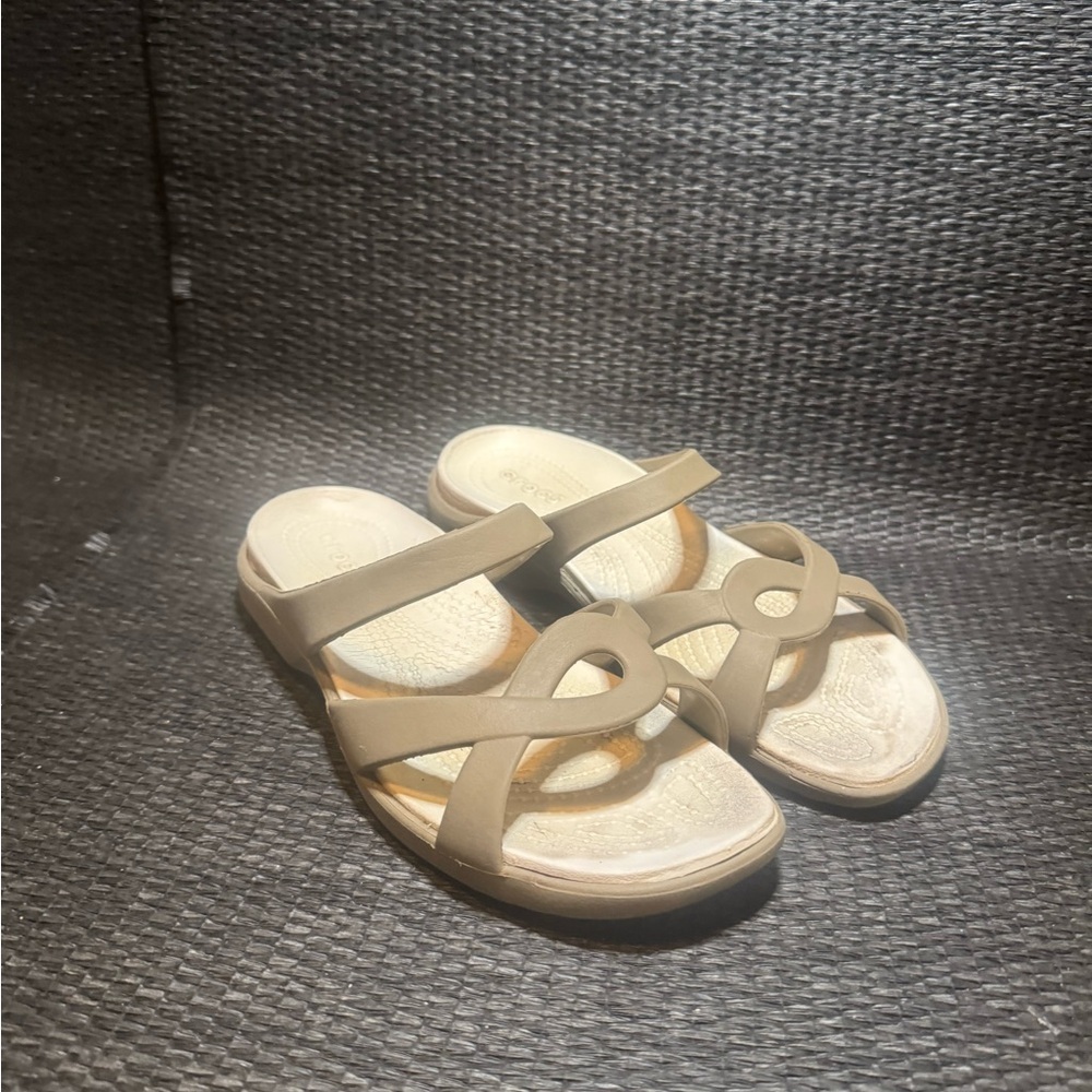 CROCS Sand Colored Sandals Footwear